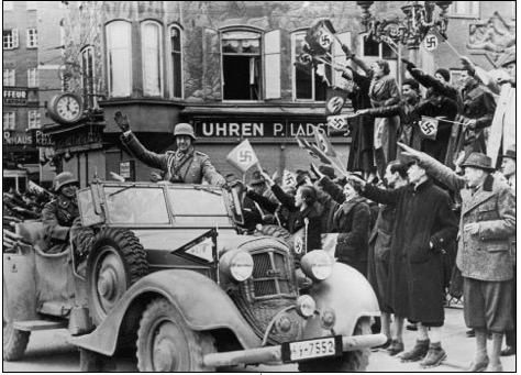 Hitler’s annexation of Austria on 12 March 1938